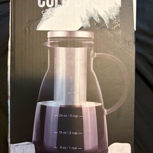 Bean Envy Cold Brew Coffee Maker - 32 oz Glass Iced Tea & Coffee Cold Brew
